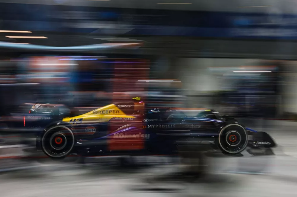 Franco Colapinto, Williams FW46, en el pitlane