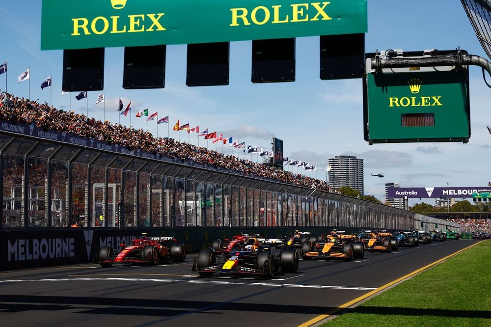 Salida del GP de Australia