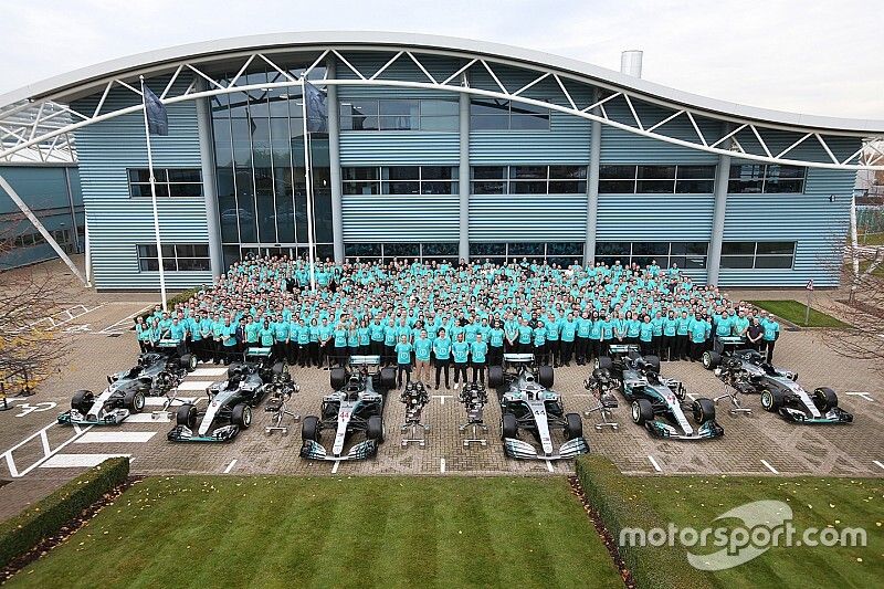 Mercedes AMG F1 team