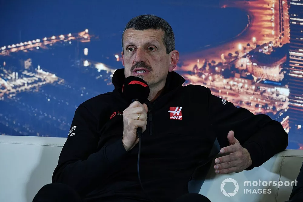 Guenther Steiner, Team Principal, Haas F1 Team at press conference