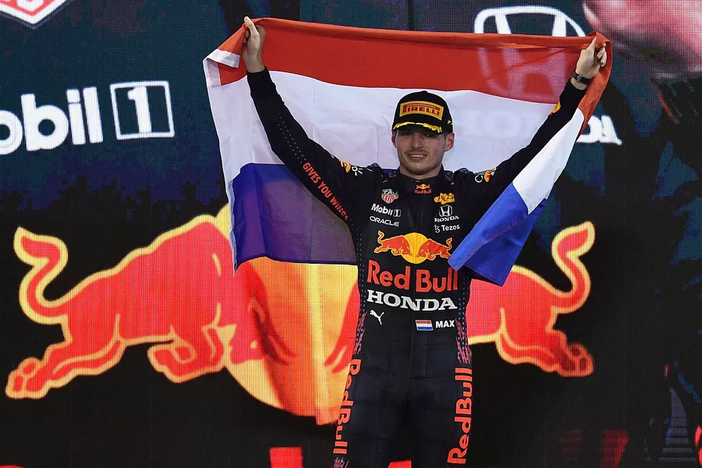 Il campione del mondo Max Verstappen, Red Bull Racing
