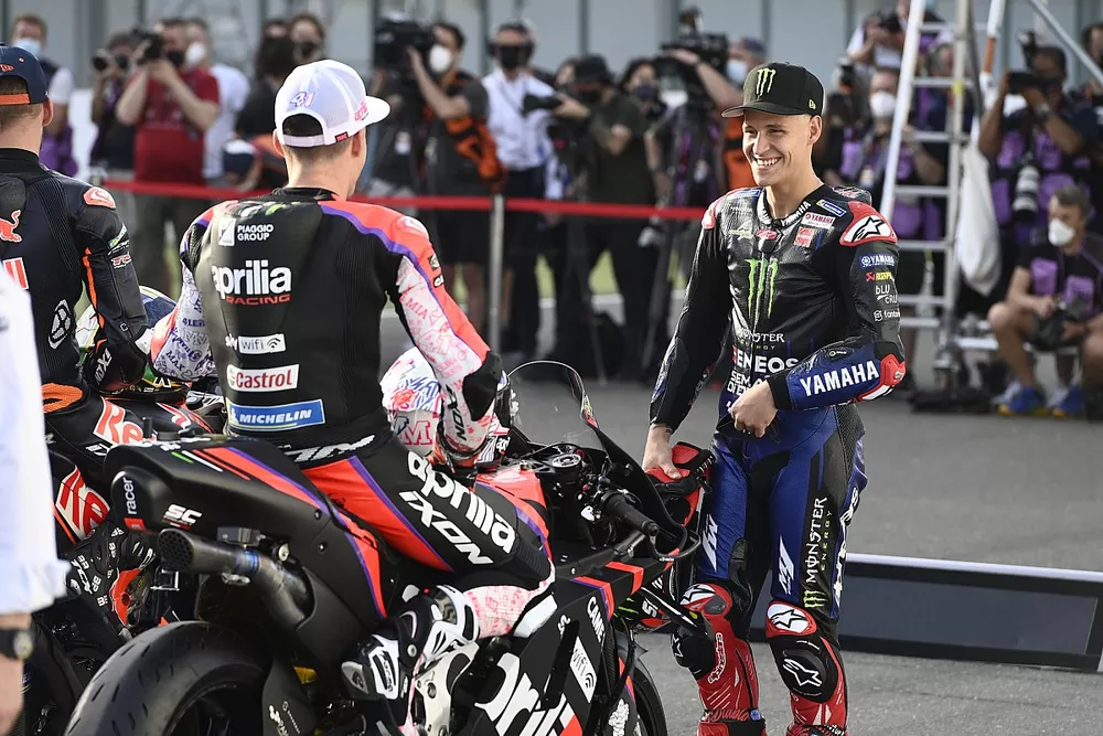 Aleix Espargaro, Aprilia Racing Team, Fabio Quartararo, Yamaha Factory Racing