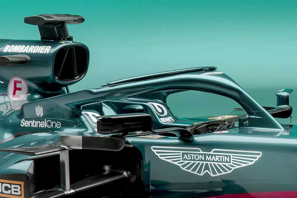 Detalle del Aston Martin AMR21