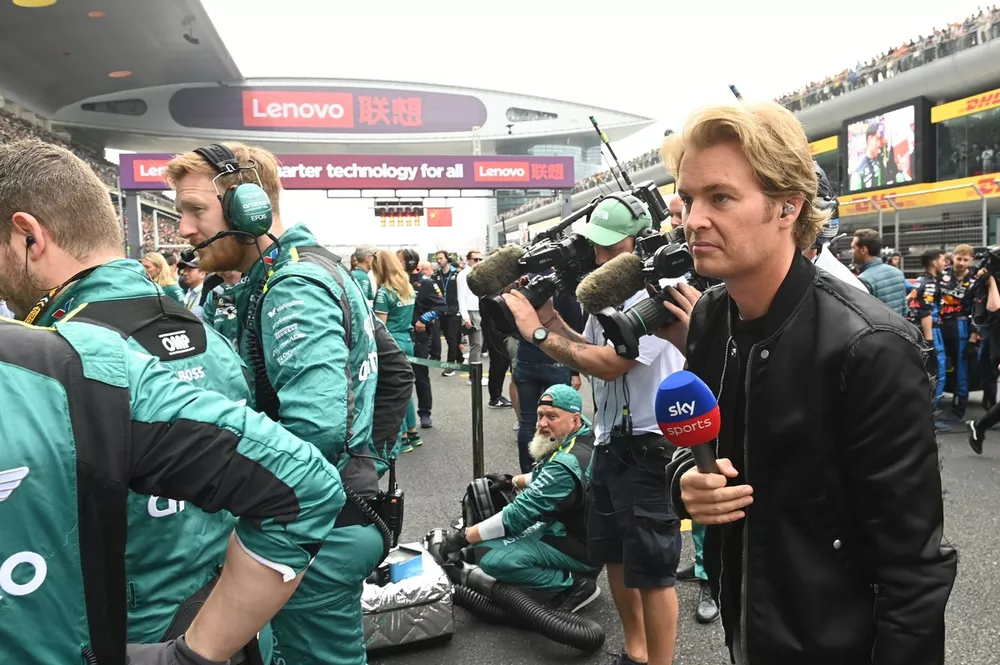 Nico Rosberg, Sky F1, no grid