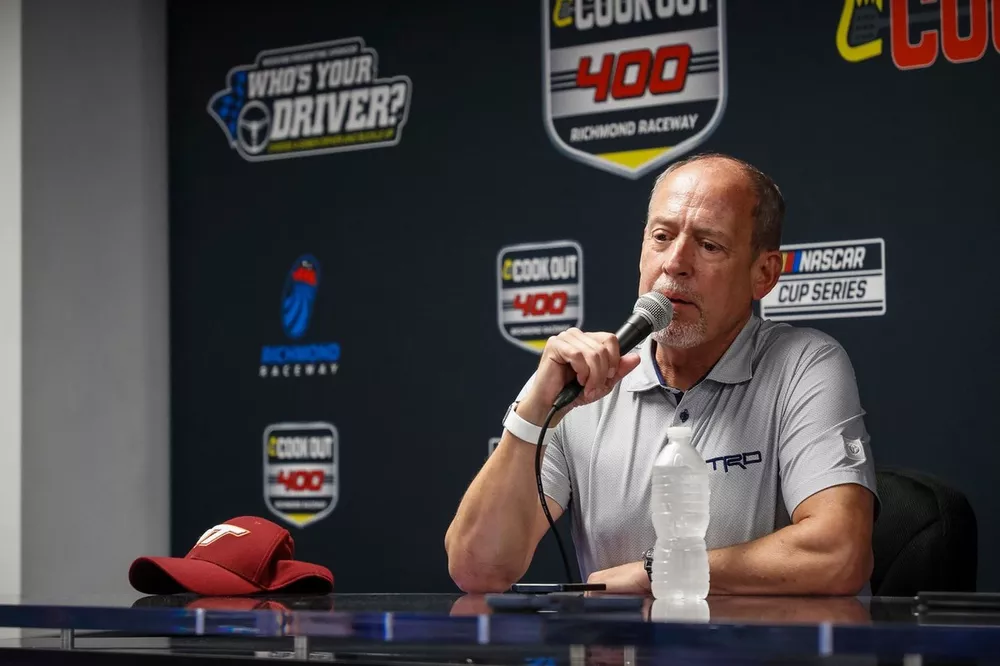 David Wilson, group vice president and president of Toyota Racing Development USA, General Manager Tyler Gibbs