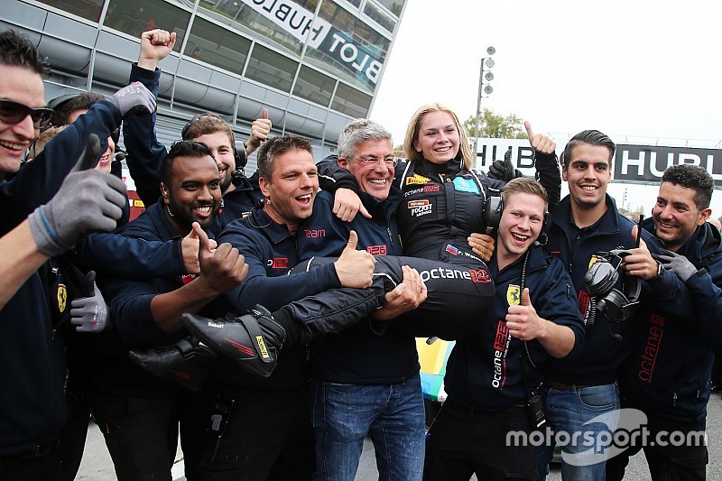 Fabienne Wohlwend championne du monde AM lors des Ferrari World Finals !