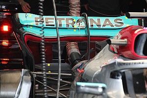 Las opciones de aler&oacute;n de Mercedes para Hamilton/Russell