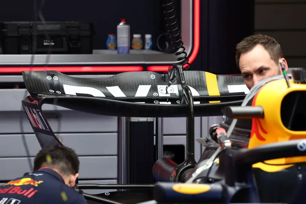 Detalle t&eacute;cnico del Red Bull Racing RB20
