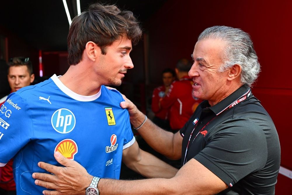 Charles Leclerc, Ferrari avec Jean Alesi
