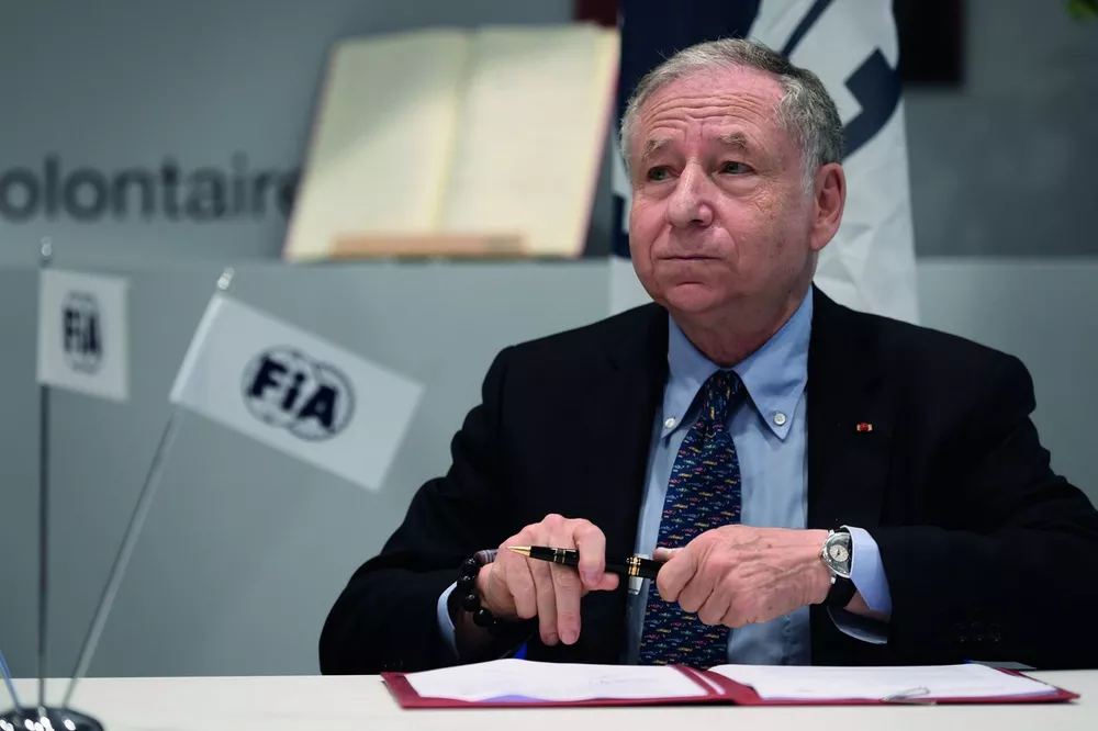 Jean Todt attends a signing ceremony 