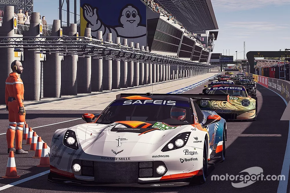 #80 R8G Esports Team Corvette C7.R: Daniel Juncadella, Mathias Beche, Erhan Jajovski, Risto Kappet