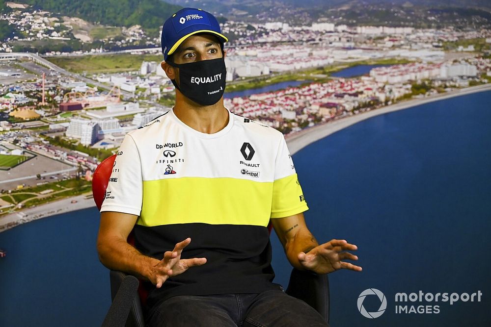 Daniel Ricciardo, Renault F1 in the press conference