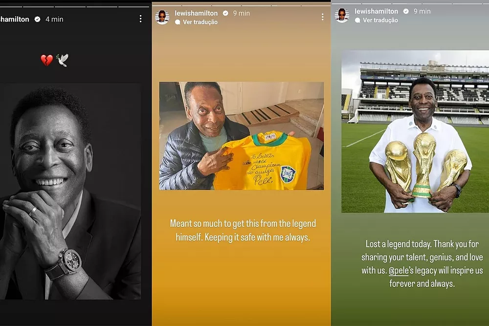 faz homenagem a Pel&eacute;