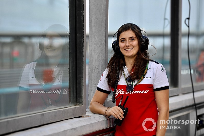 L'Alfa Romeo conferma Tatiana Calderon nel ruolo di test driver per il 2019