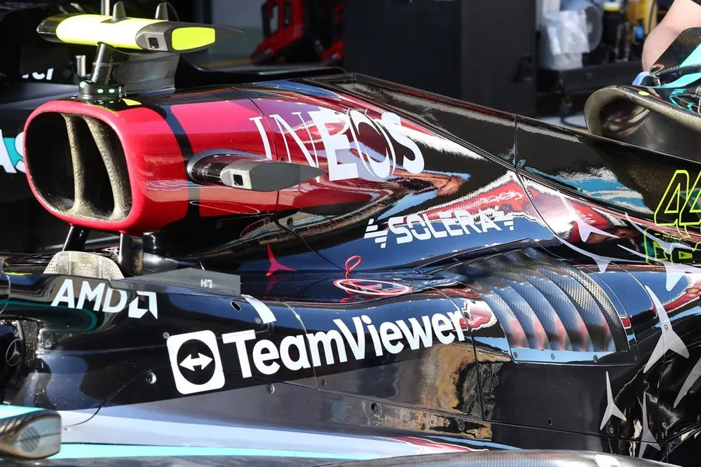 Mercedes F1 W15 technical detail