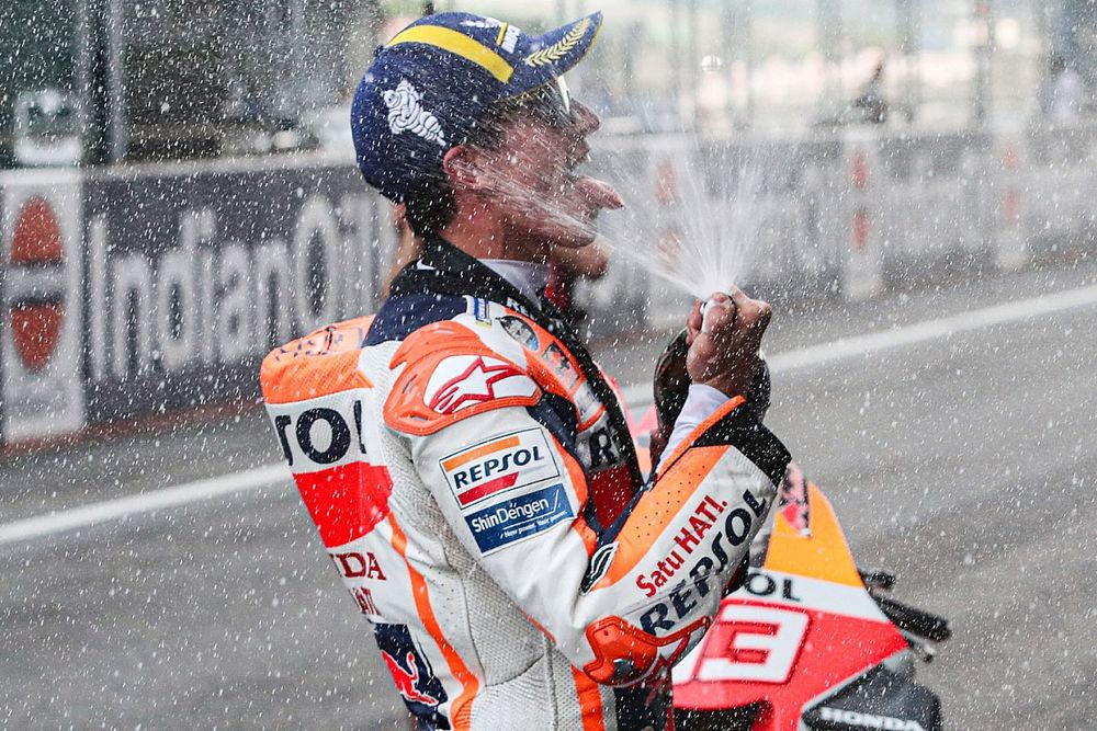 Tercer lugar carrera sprint Marc Márquez, Repsol Honda Team