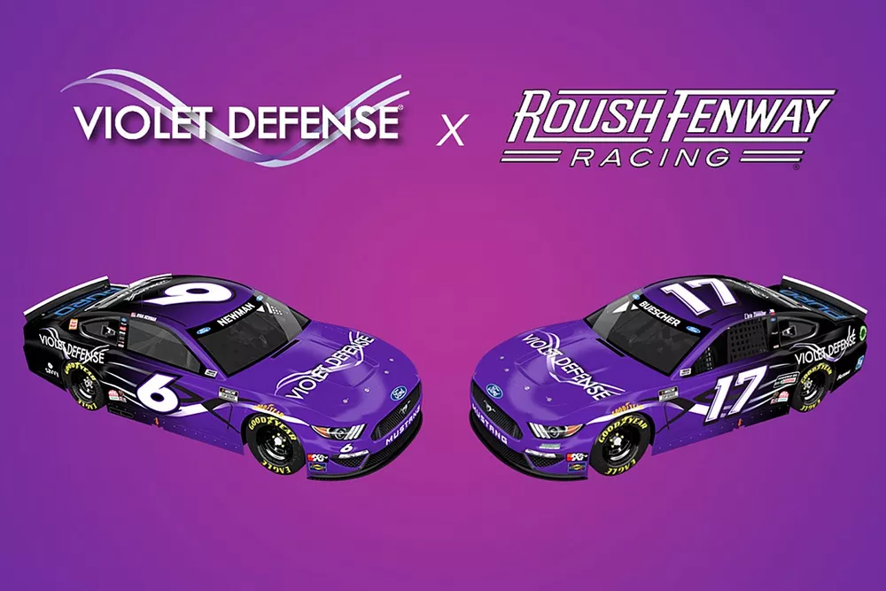 Violet Defense with Roush Fenway Racing