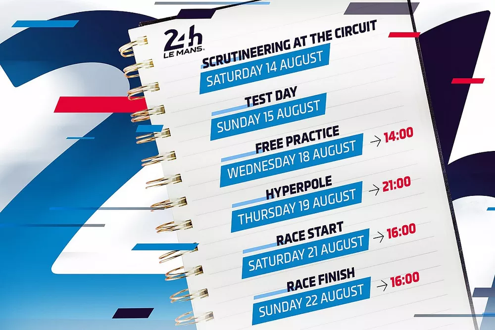 Il programma della 24h Le Mans 