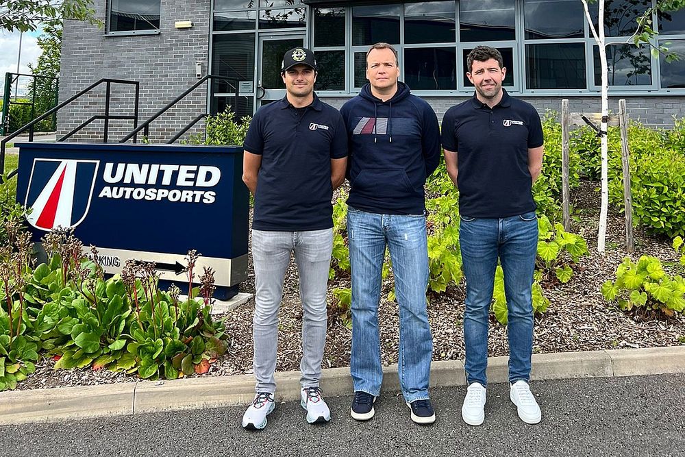 Nelson Piquet Jnr., Daniel Schneider and Andy Meyrick, United Autosports