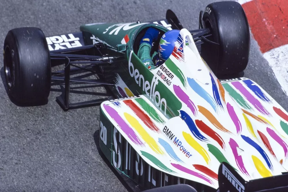 El equipo Benetton de F1
