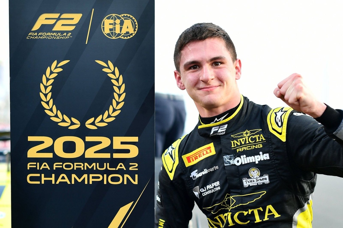 F2 Qatar: Leonardo Fornaroli, campeón del mundo de la Fórmula 2 en su primer año
