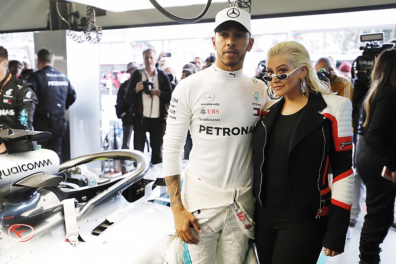 Popstar-Karriere geht los: Lewis Hamilton singt mit Christina Aguilera