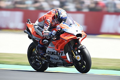FP4 MotoGP Prancis: Dovizioso tercepat, Rossi terjatuh