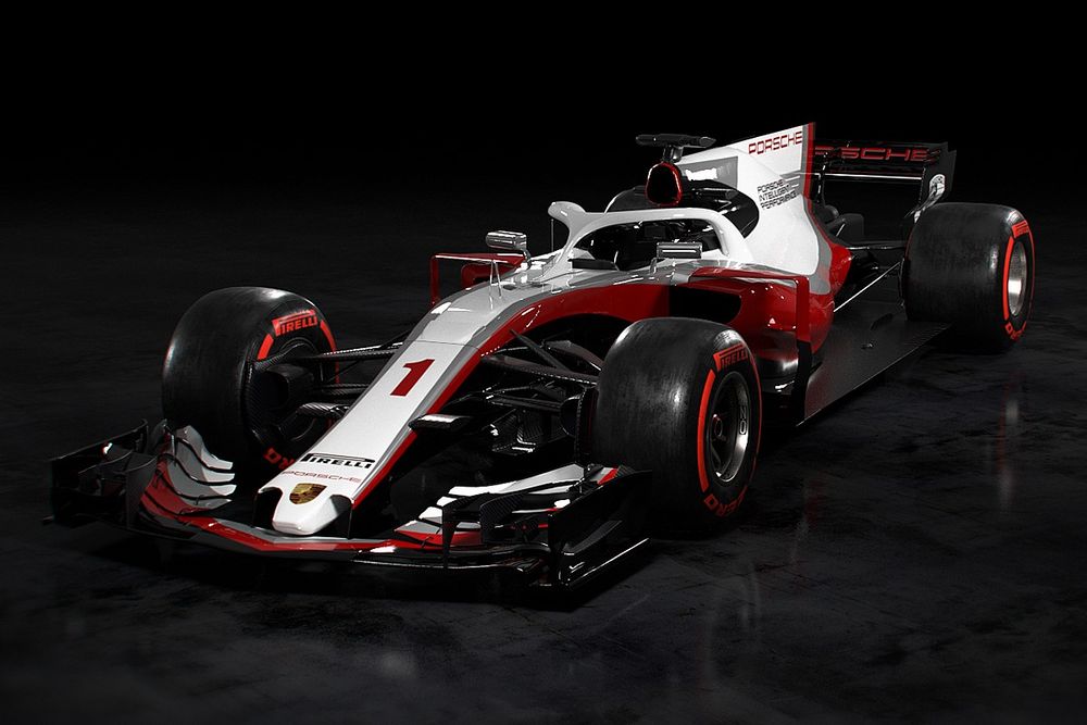 Decoración del Porsche F1