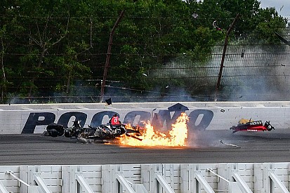 Fotogallery: ecco la sequenza del terribile incidente di Robert Wickens a Pocono