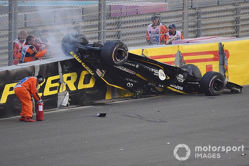 VIDEO: el aparatoso accidente de Hulkenberg