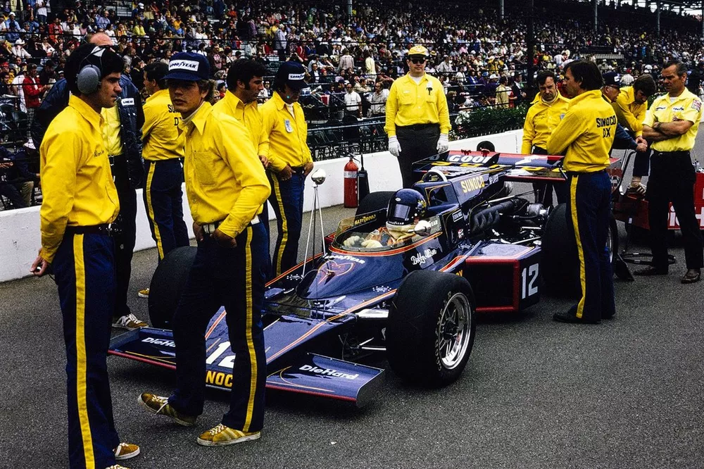 Bobby Allison, Penske Racing, McLaren M16C Offenhauser at Indy 500 in 1973