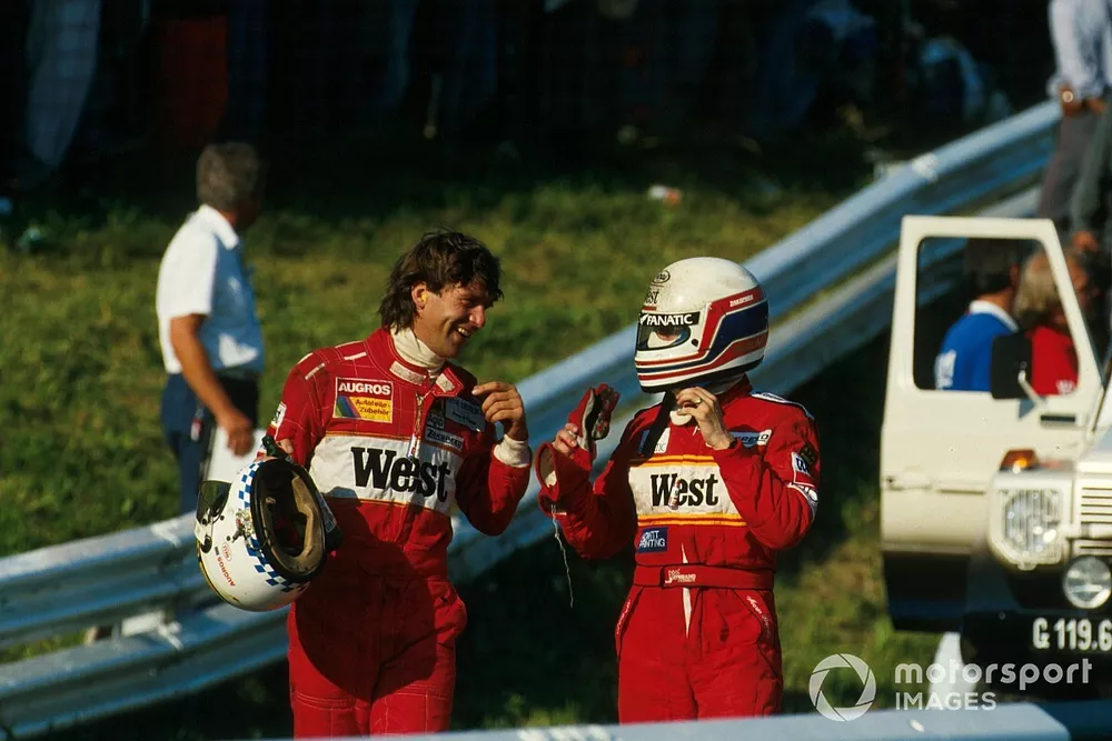 Christian Danner, Martin Brundle, 
Austrian GP