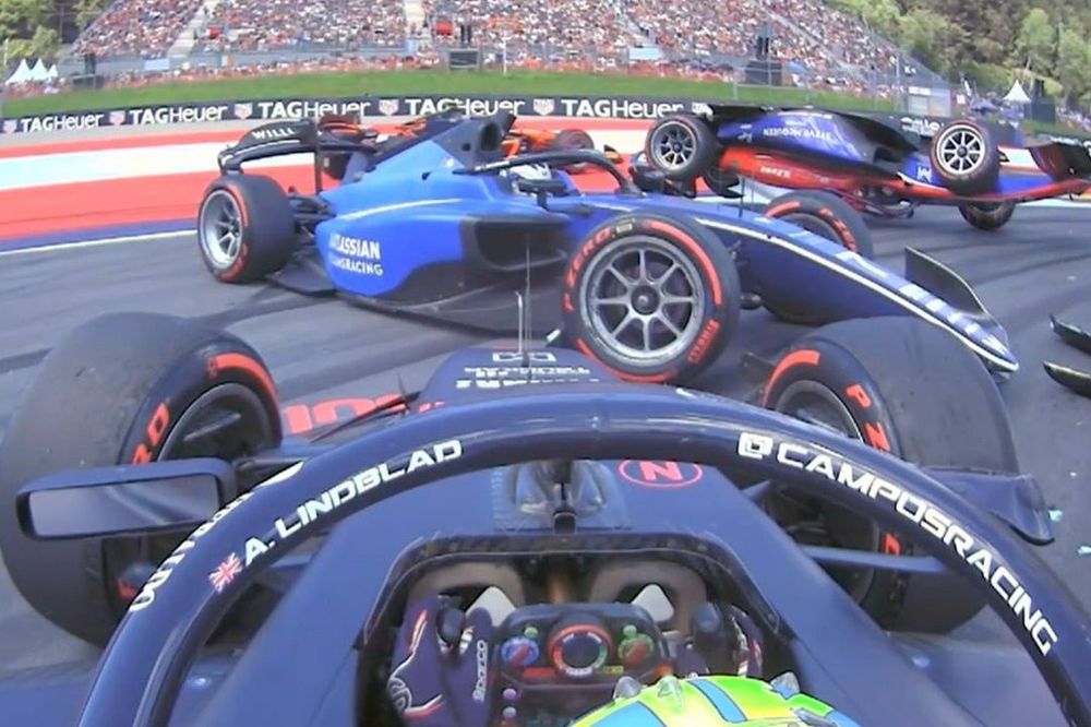 Accidente en la F2