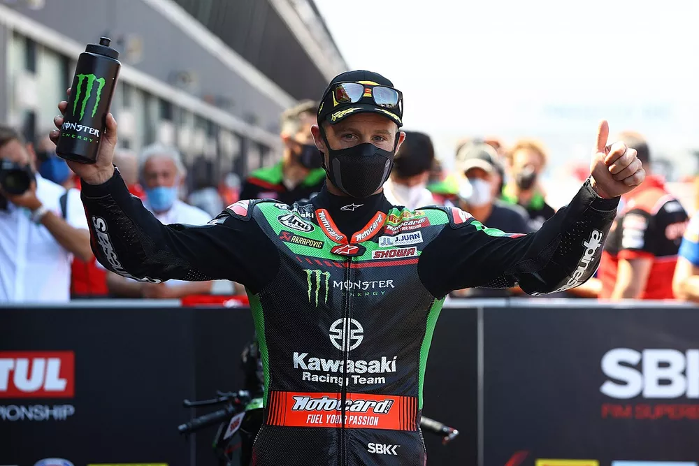 Jonathan Rea, Kawasaki Racing Team WorldSBK takes pole position