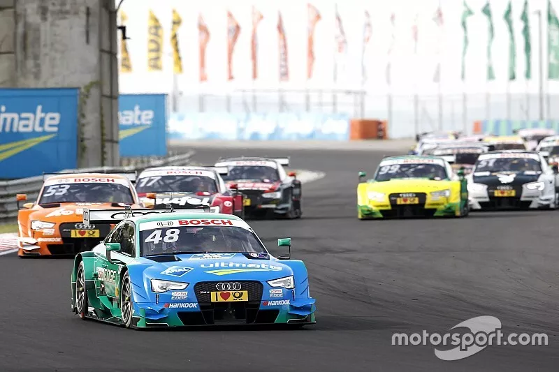 Start action, Edoardo Mortara Audi Sport Team Abt Sportsline, Audi RS 5 DTM leads
