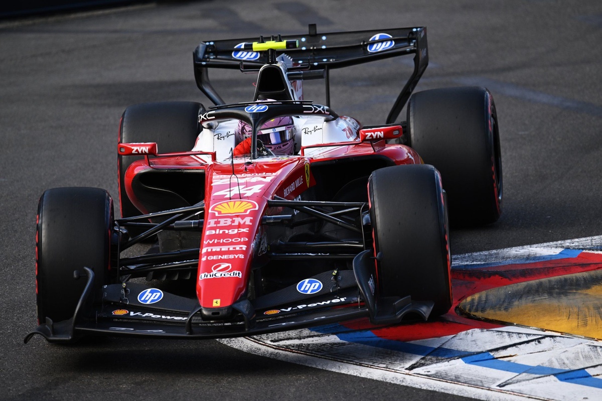 Hamilton lidera el viernes en Mónaco: "El coche se siente muy bien" mientras Leclerc sufre con los frenos