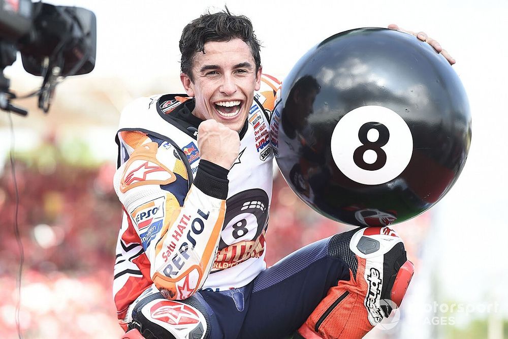 World Champion Marc Marquez, Repsol Honda Team celebrates