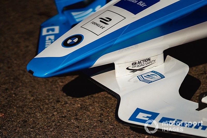 La nariz del BMW I Andretti Motorsports, BMW iFE.18 