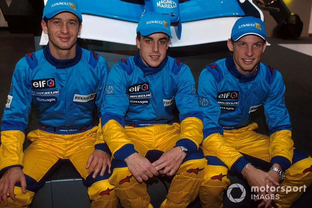Jarno Trulli,  Fernando Alonso, Jenson Button, 
Renault F1 Team