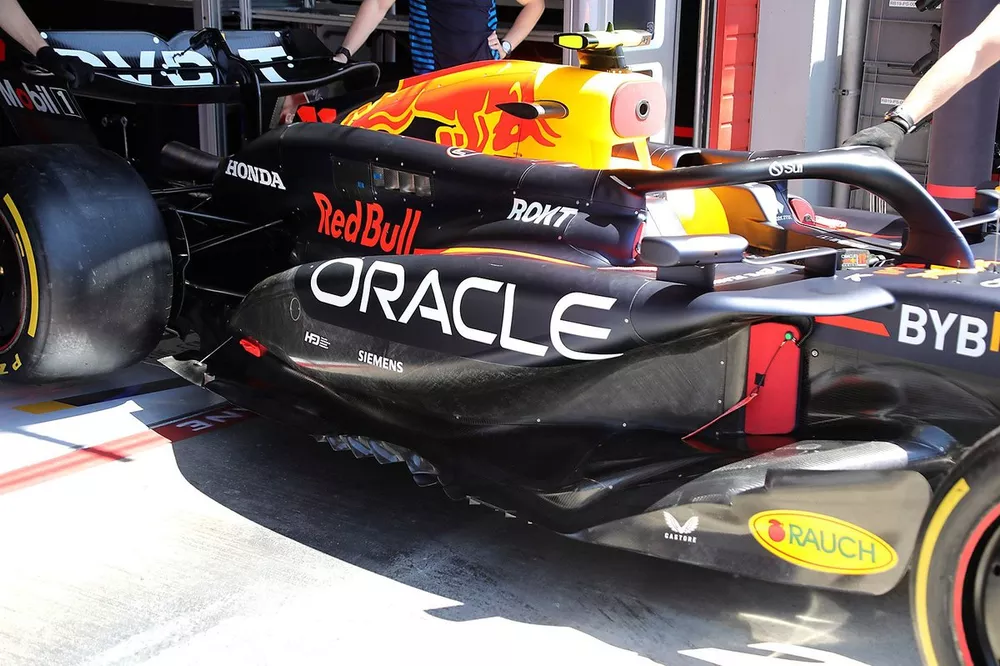 Dettaglio tecnico della Red Bull Racing RB20