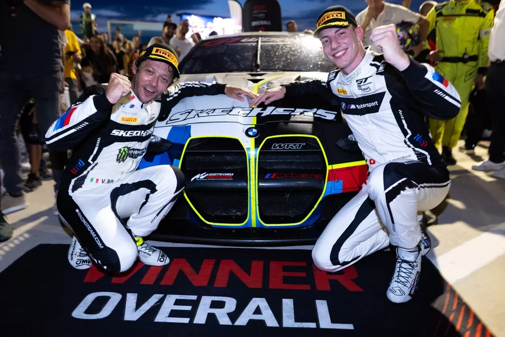 #46 Team WRT, BMW M4 GT3 EVO: Valentino Rossi, Raffaele Marciello