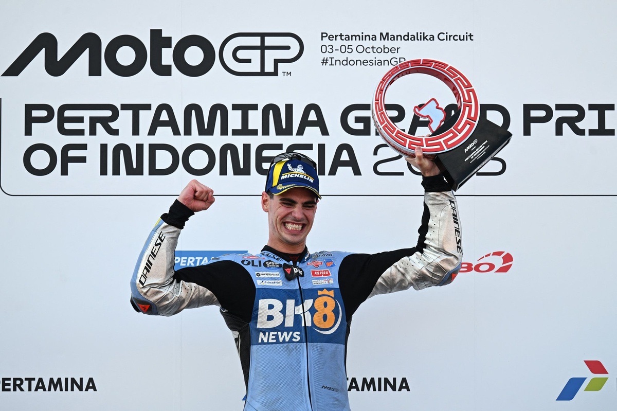 Fermín Aldeguer élu pilote du week-end à Mandalika