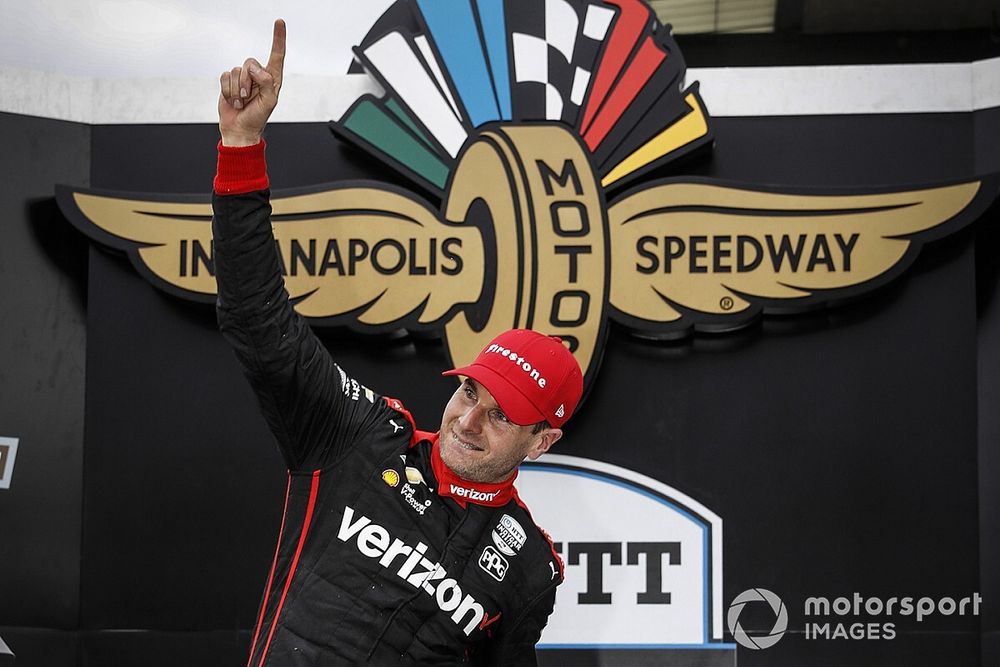 Race winner Will Power, Team Penske Chevrolet