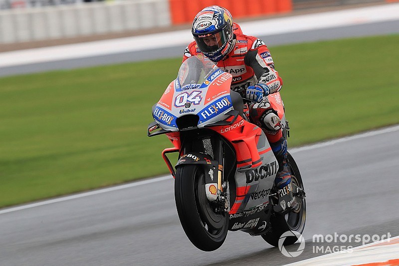 Dovizioso à sa place sur la première ligne de la grille