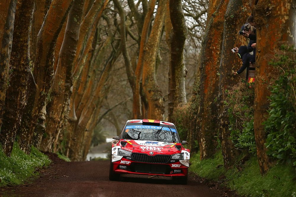 Efr&eacute;n Llarena, Sara Fern&aacute;ndez, Skoda Fabia Rally2 evo