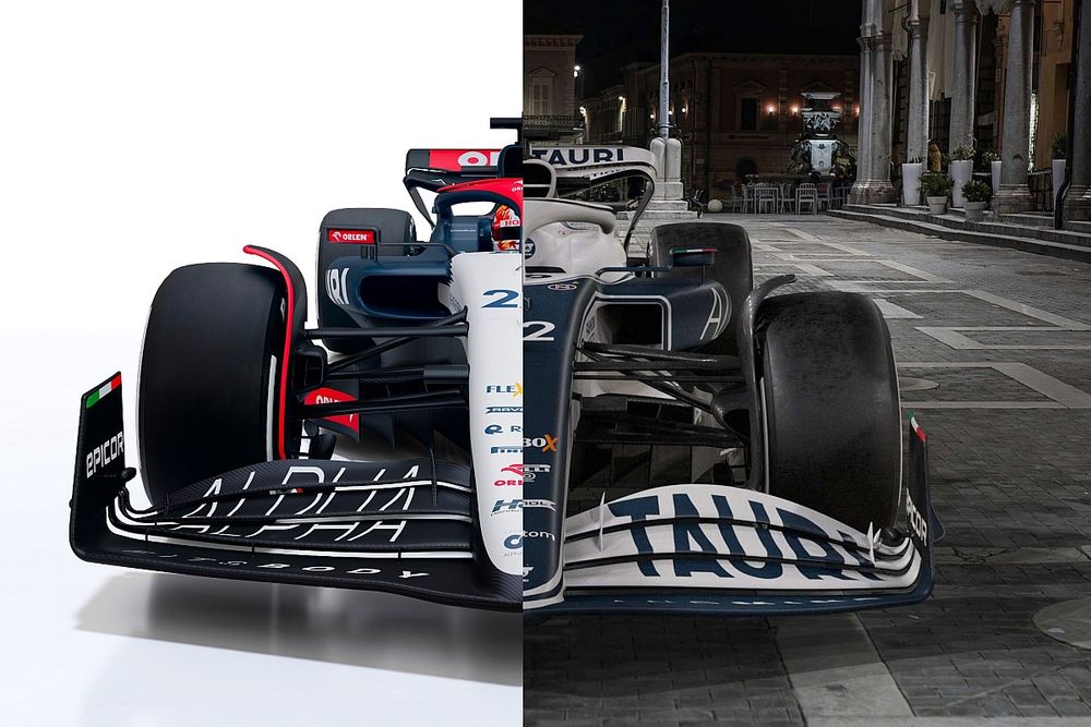 Comparación AlphaTauri AT04 vs. AT03