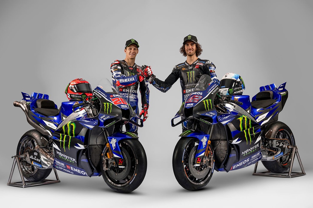 Yamaha lança M1 com motor V4 para a temporada de MotoGP de 2026