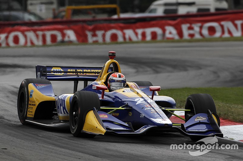 Росси выиграл гонку IndyCar в Мид-Огайо благодаря уникальной тактике
