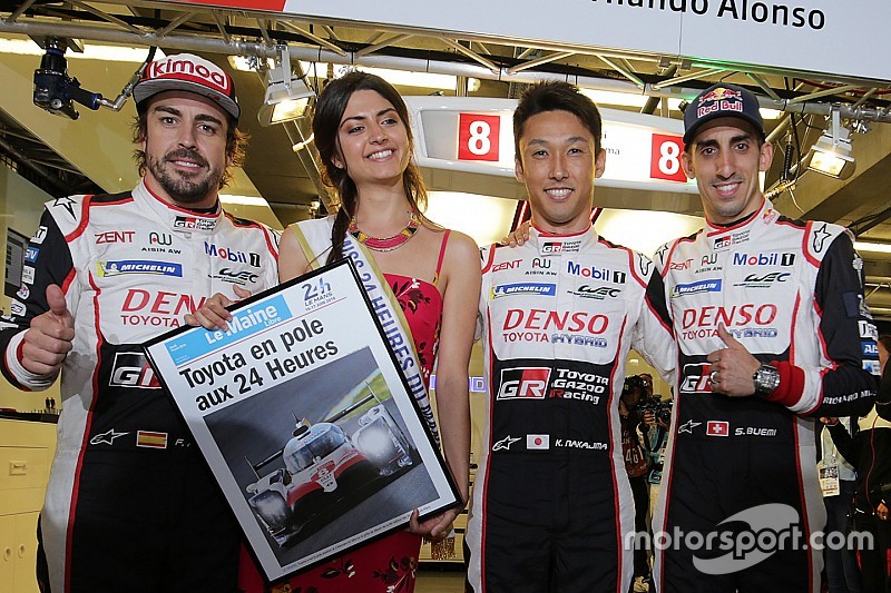 Le Mans 24h: Toyota #8 raih pole, Nakajima/Buemi/Alonso terdepan