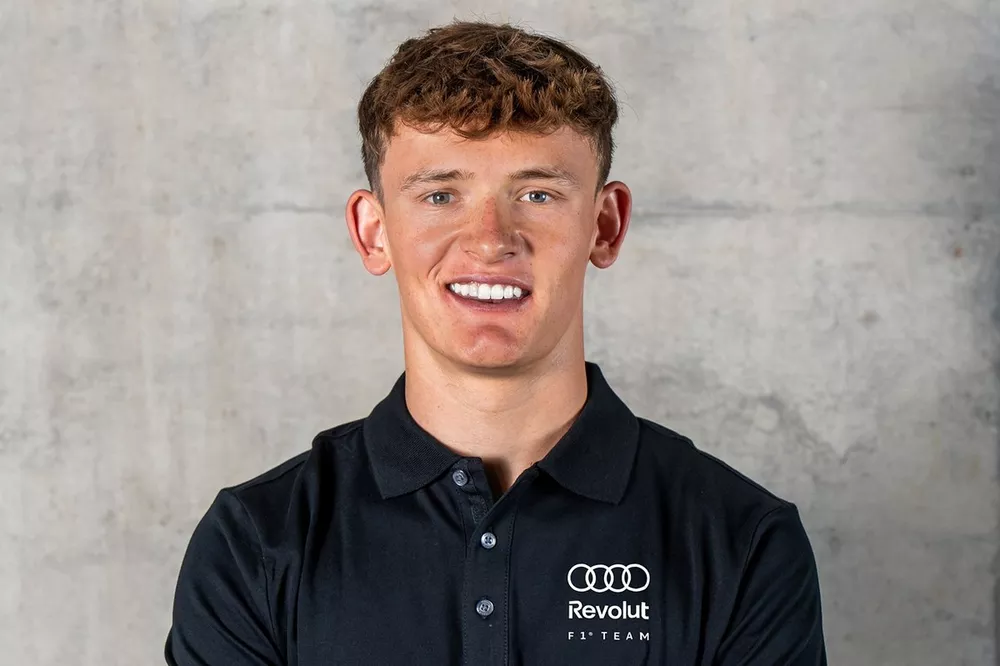 Freddie Slater, pilote de l'acad&eacute;mie d'Audi
